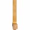 Ekena Millwork Eugene Rough Sawn Timber Gable Bracket, Western Red Cedar, 96"W x 28"H x 4"D x 4"F, 7/12 Pitch GBW096X28X0404EUG00RWR - alternate 4